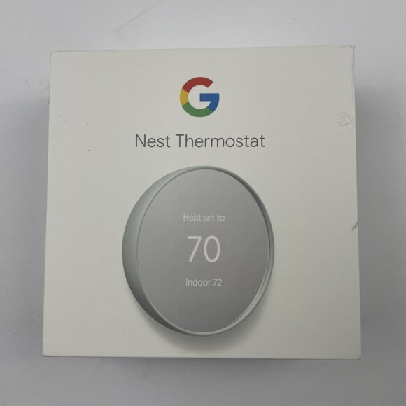 Google Nest Thermostat model G4CVZ - Snow color US version - Picture 1 of 8